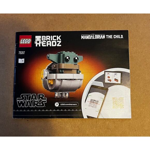 LEGO 75317 Star Wars Instruction Manual ONLY Mandalorian The Child Books 1 & 2 - Picture 3 of 3